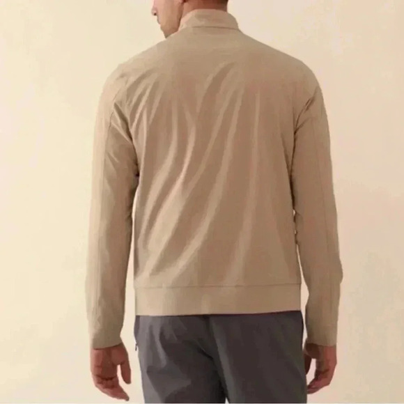 NWT Grand Running Club Marco Jacket in Taupe/Oatmeal/Tan, Mens size Large - Picture 2 of 10